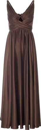 Zimmermann LONG SILK DRESS WITH DRAPED BODICE - Zimmermann - Woman