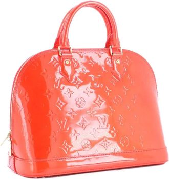 Louis Vuitton Alma Handbag Monogram Vernis PM satchel - Roze