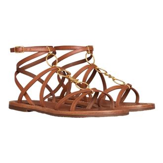 Celine Celine, Dames, Schoenen, Bruin, Maat: 36 1/2 EU Leer