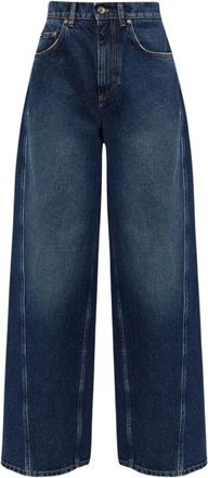 Dolce & Gabbana 5-Pocket Broek - Dames - Loose Fit Jeans - Blauw - XS - Denim - Jeans