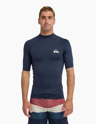 Quiksilver Mens Quiksilver Mens Everyday UV Protect Rash Vest - Navy - Size: 40