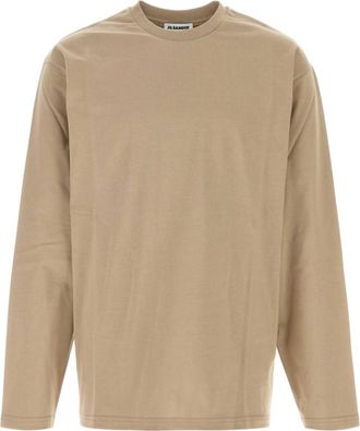 Jil Sander Light Beige Solid T-Shirt