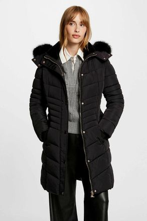 Morgan Lange donsjas met kap