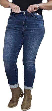 Judy Blue Thermal Denim Skinny Jeans In Blue
