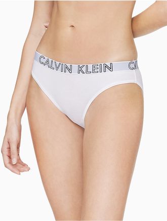 Calvin Klein Calvin Klein Womens Ultimate Cotton Bikini - White - XS