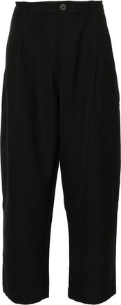 STUDIO NICHOLSON Tuck trousers - men - Polyamide/Virgin Wool - L - Black