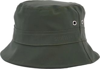 Stutterheim Beckholmen Bucket Hat - Heren - Hoeden - Groen - S - Accessoires