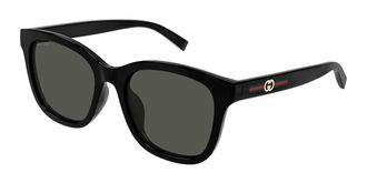 Gucci GG1984SK Asian Fit 001 Womens Sunglasses Black Size 55