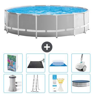 Intex Piscina Prism Frame Redonda - 457x122 Cm - 9-piezas S600