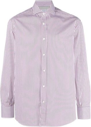 Brunello Cucinelli Bicolor Cotton Dress Mens Shirt