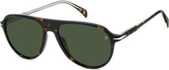 Eyewear by David Beckham DB 1200/S - unisex - Zonnebrillen - Bruin - 55 MM - Accessoires