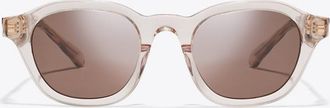 Tory Burch Womens Kira Round Sunglasses, One Size