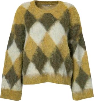 Jcsophie Phil Sweater - Dames - Ronde hals truien - Veelkleurig - XS - Wol - Truien & Vesten