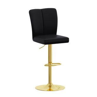STILVORA Stilvora Sedia Da Ufficio Ergonomica Con Poggiapiedi E Supporto Lombare Ad Aria, Pelle, Nero