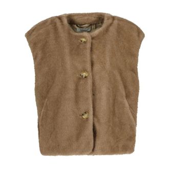 Jcsophie Promise Vest - Dames - Bodywarmers - Bruin - L - Polyester - Jassen