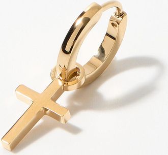 Pilgrim Mens Cross and hoop earring