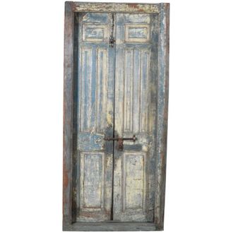 Biscottini International Puerta Corredera Medieval Antigua Interior O Exterior De Madera Maciza Y Hierro