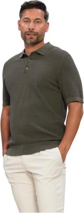 Profuomo Heren, Tops, Groen, Maat: 2XL Katoen