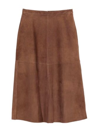 スカート MAX MARA Women Skirts 2411101023600CRESTA 006 Brown BROWN Max Mara Cresta Cotton Pencil Skirt | Brown | FARFETCH