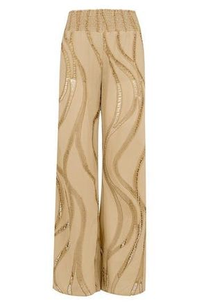 Vix Babi Cover-Up Pants in Beige at Nordstrom Rack, Size Medium