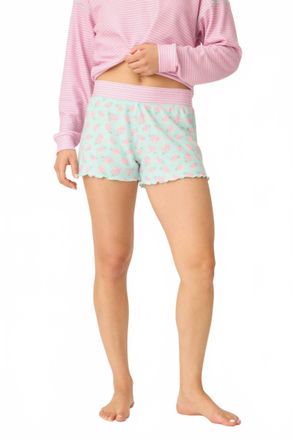 PJ Salvage Secret Garden Shorts In Light Mint