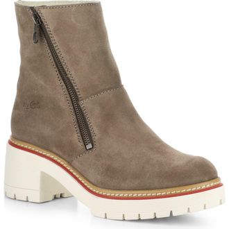 Bos. & Co. Zap Waterproof Suede Bootie in Taupe Suede at Nordstrom Rack, Size 7-7.5Us / 38Eu