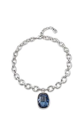 UNOde50 Sterling silver-plated short necklace and crystal at Nordstrom