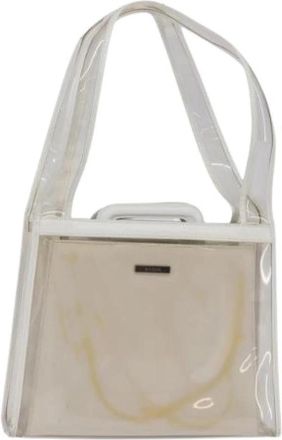 Gucci Pre-owned Tote Bag - Dames - Vintage Schoudertas - Wit - ONE Size - Leer - Vintage