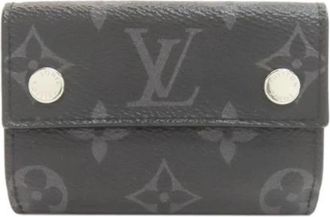 Louis Vuitton Pre-owned Tri-fold Portemonnee - unisex - Vintage Accessoires - Zwart - ONE Size - Vintage