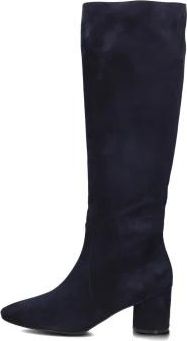 Stefano Lauran Giusy 3 Dames Hoge Laarzen - Dames - Laarzen met Hak - Blauw - 40 EU - Su&egrave;de - Schoenen