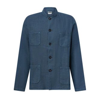 Massimo Alba Light Jackets, male, Blue, Size: XL Light Jackets