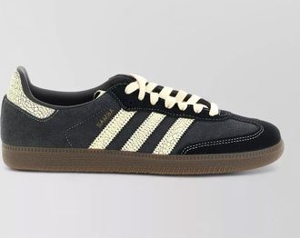 adidas leather low-top sneakers