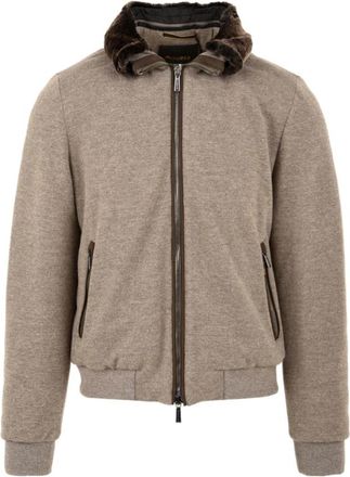 Moorer Coats - Heren - Bomber jackets - Beige - L - Jassen