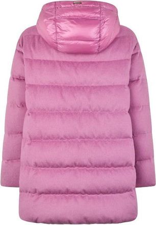 Herno Womens Multicolor Cashmere Full-Length Jacket Clothing