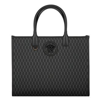 Versace Dames, Tassen, Zwart, Maat: ONE Size Katoen
