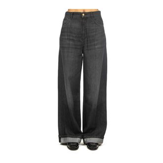 Max Mara Dames, Jeans, Zwart, Maat: XS Katoen