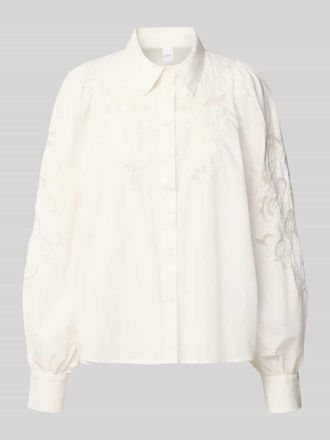 Vero Moda Relaxed Fit Bluse mit Stickerei Modell ZIMIA in Weiss, Gr&ouml;&szlig;e 40