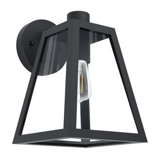 Eglo Eglo - Applique Esterno Contemporanea Mirandola Alluminio Nero E27