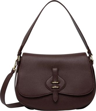 Coccinelle U7F Mavery Crossbody - Dames - Schoudertassen - Bruin - ONE Size - Leer - Tassen