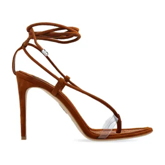 Dsquared2 High Heel Sandals, female, Brown, Size: 7 1/2 US Twin Heeled Sandals