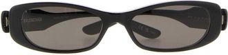 Balenciaga Unisex Nova Sunglasses Black Acetate