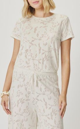 Splendid Air Burnout T-Shirt in Shell Windswept at Nordstrom, Size X-Large