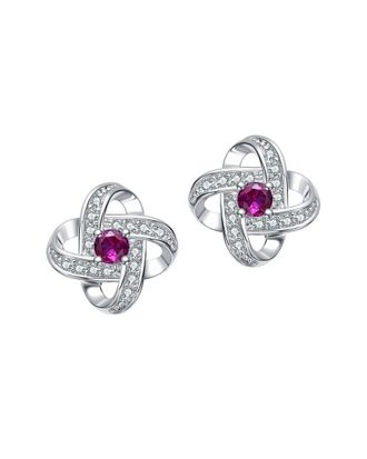 Rachel Glauber Diamond Cz Earrings