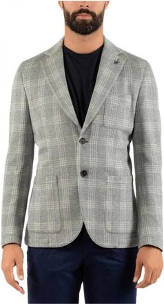 Paoloni Herenjas - Heren - Blazers - Grijs - XS - Katoen - Jassen