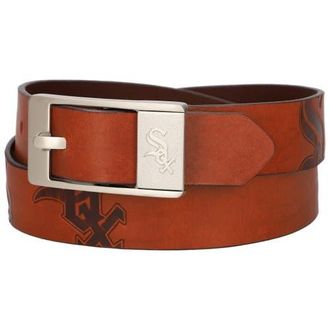 Eagles Wings Chicago White Sox Brandish Leather Belt in Brown at Nordstrom, Size 40