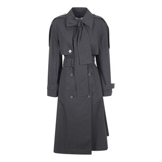 Burberry The Kensington Trench Coat - female - Burberry - Trench Coats - Black - XS - Coats