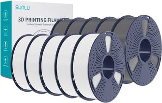 OEM Filamento Pla 3d, 10 Rollos, Peso Neto 1 Kg, Temperatura De Impresi&oacute;n 200-210 &deg;c