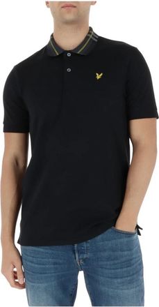 Lyle & Scott Polo Shirt - Heren - Polos - Zwart - S - Katoen - Tops