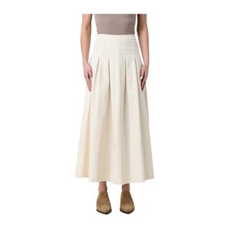 PT01 Midi Skirt - female - PT01 - Midi Skirts - Beige - S - Skirts