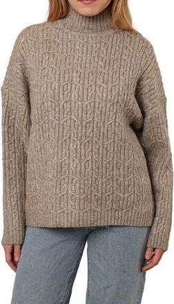 Cyrus Turtleneck Oversize Sweater in Umber at Nordstrom Rack, Size X-Small